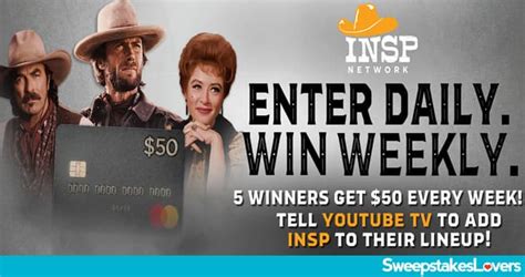 how do i get insp sweepstakes|In For The Win Sweepstakes Official Rules .